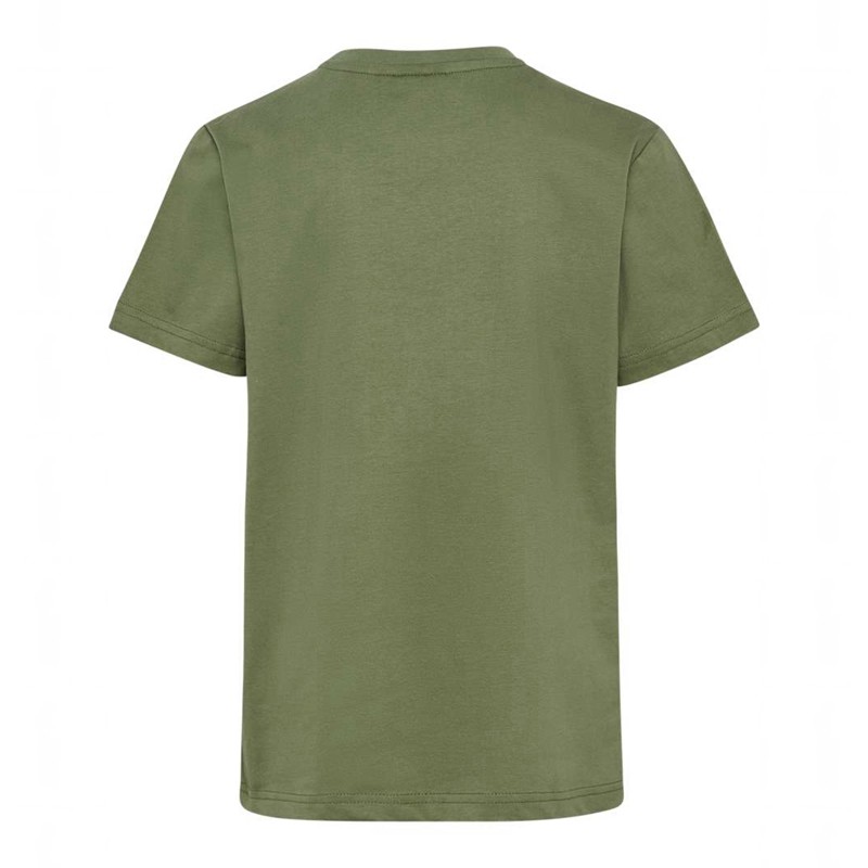 Hummel Tres S/S Dječje Majice Maslinasto Zelene | 509120-422