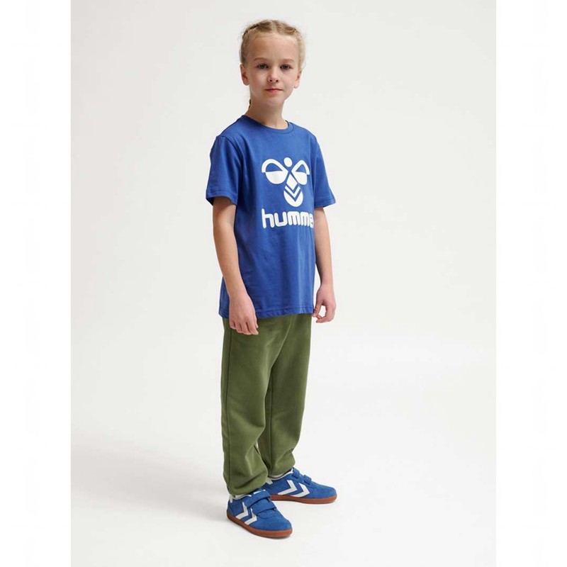 Hummel Tres S/S Dječje Majice Plave | 770067-249