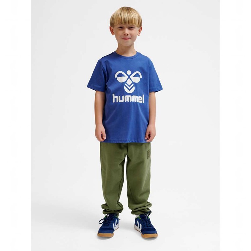 Hummel Tres S/S Dječje Majice Plave | 770067-249