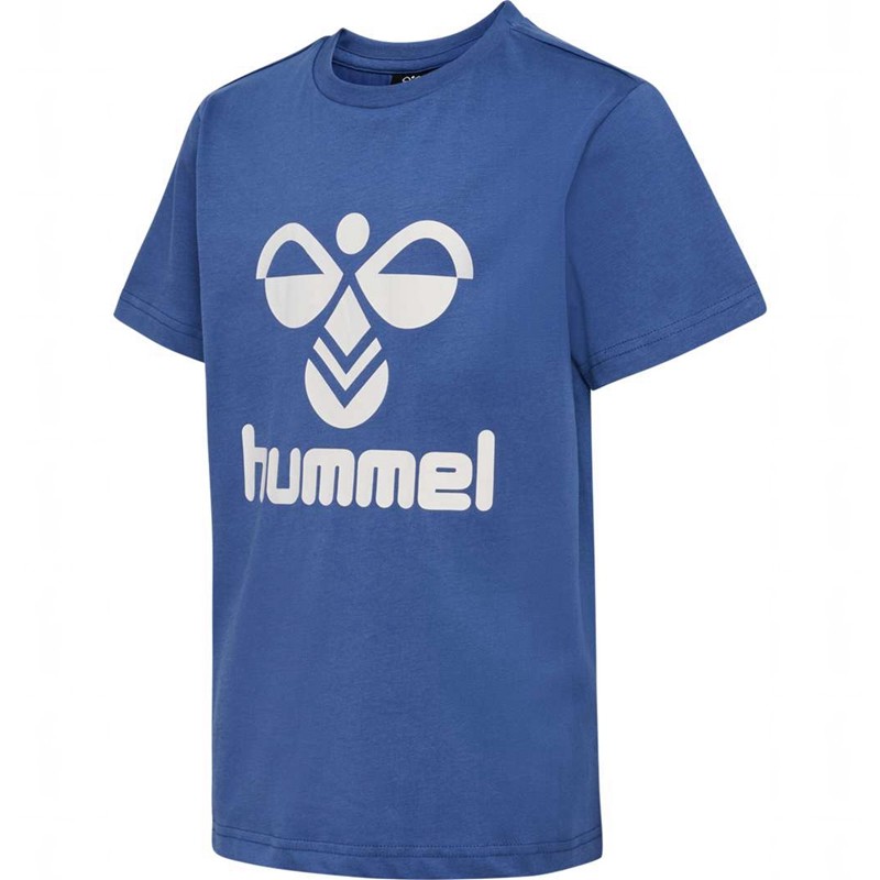 Hummel Tres S/S Dječje Majice Plave | 770067-249