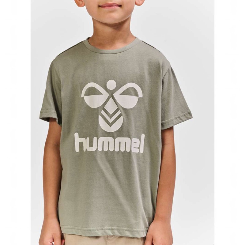 Hummel Tres S/S Dječje Majice Sive | 800142-519