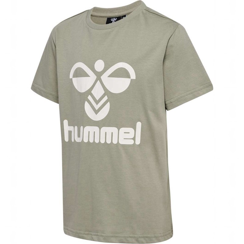 Hummel Tres S/S Dječje Majice Sive | 800142-519
