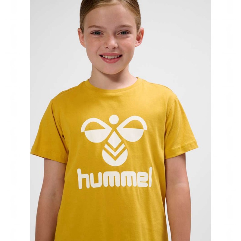 Hummel Tres S/S Dječje Majice Žute | 112012-814