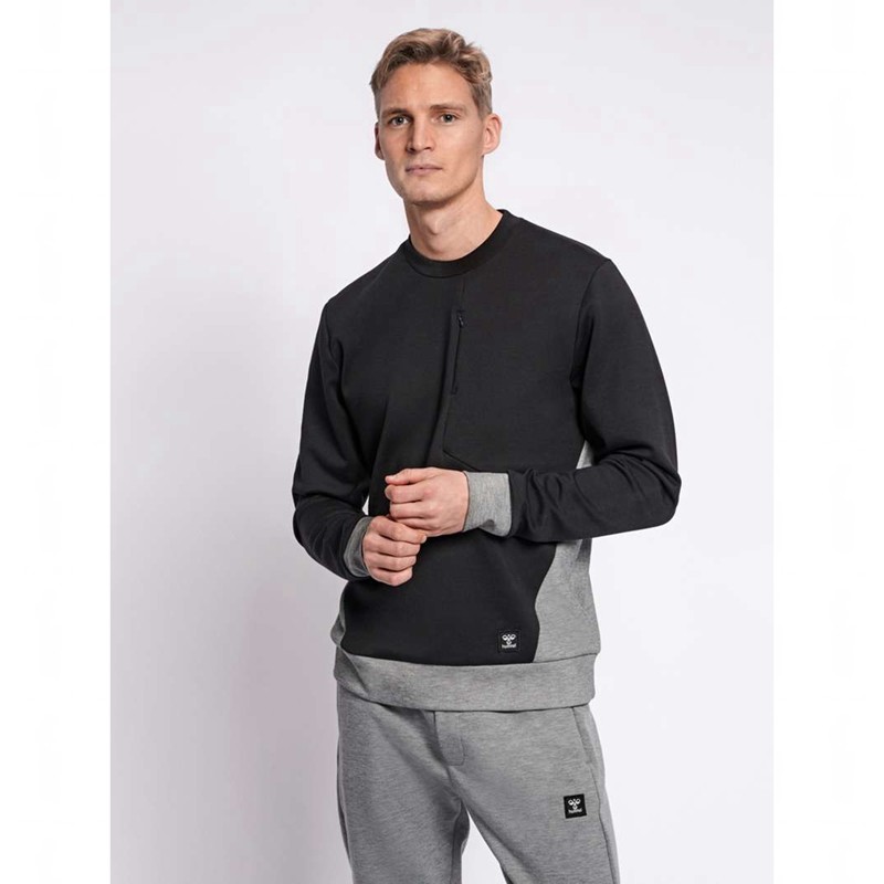 Hummel Tropper Muške Dukserice Crne | 059072-215