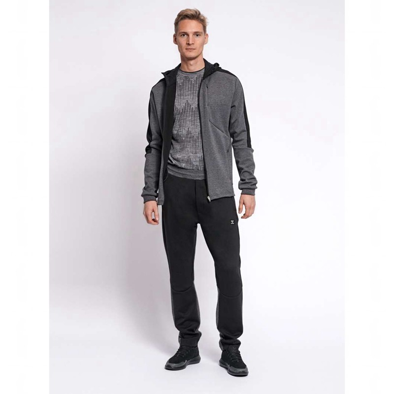 Hummel Tropper Tapered Muške Hlače Crne | 911401-423