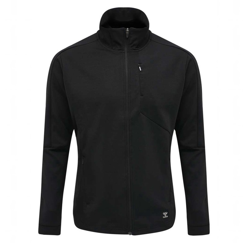 Hummel Tropper Zip Muške Jakne Crne | 896852-122