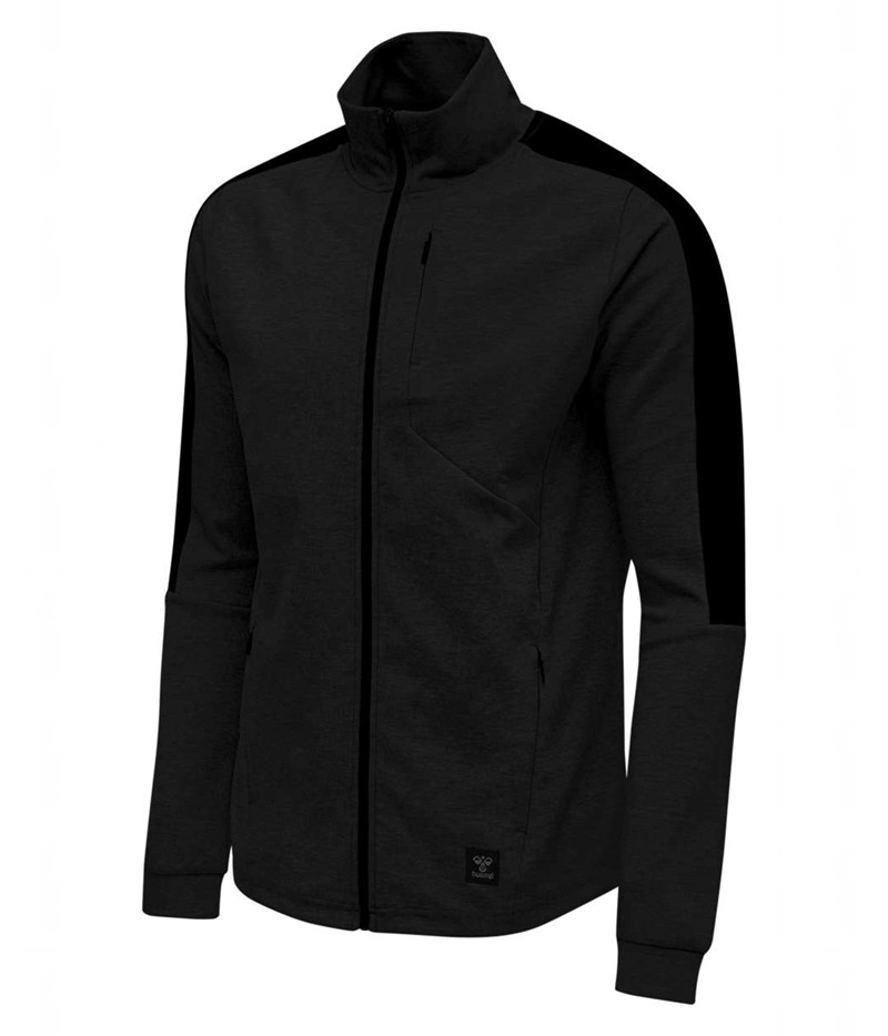 Hummel Tropper Zip Muške Jakne Crne | 896852-122