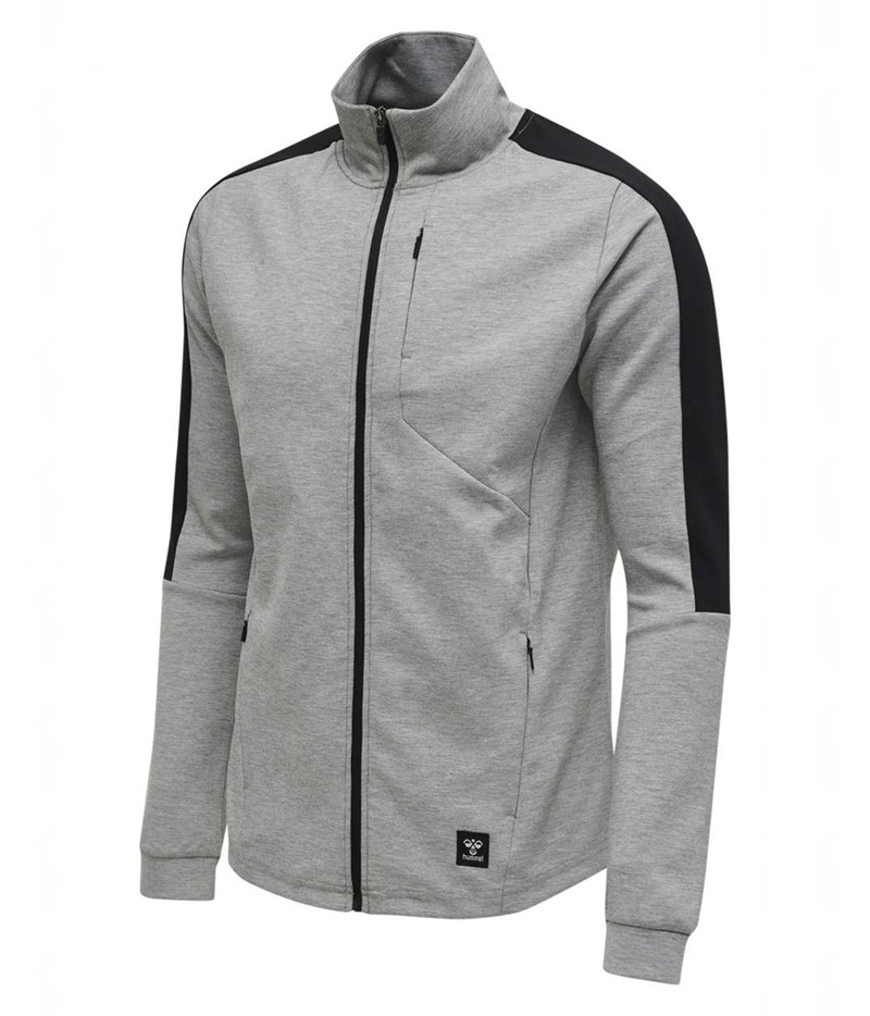 Hummel Tropper Zip Muške Jakne Sive | 828573-608