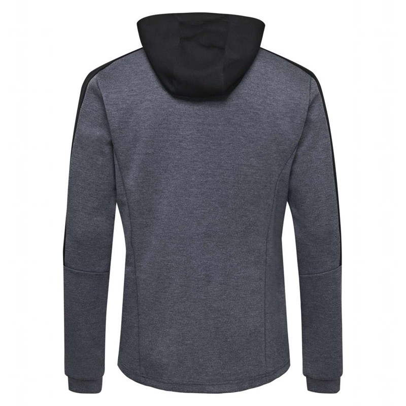 Hummel Tropper Zip Muške Majica s Kapuljačom Crne | 833098-910
