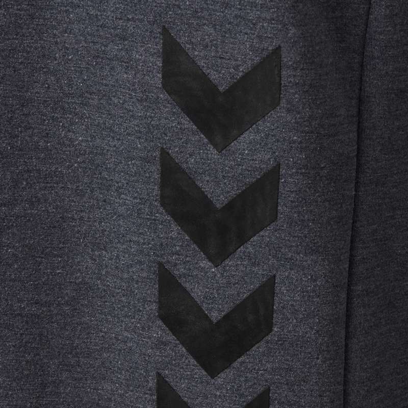 Hummel Tropper Zip Muške Majica s Kapuljačom Crne | 833098-910