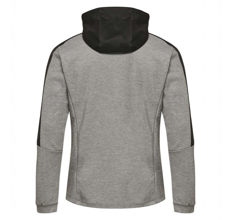 Hummel Tropper Zip Muške Majica s Kapuljačom Sive | 137600-703