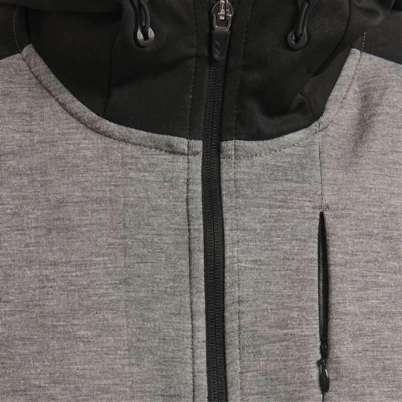 Hummel Tropper Zip Muške Majica s Kapuljačom Sive | 137600-703
