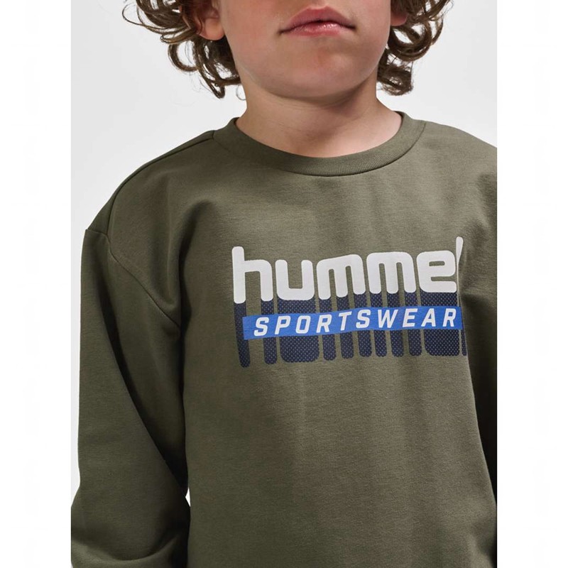 Hummel Tukas Dječje Dukserice Maslinasto Zelene | 740756-156