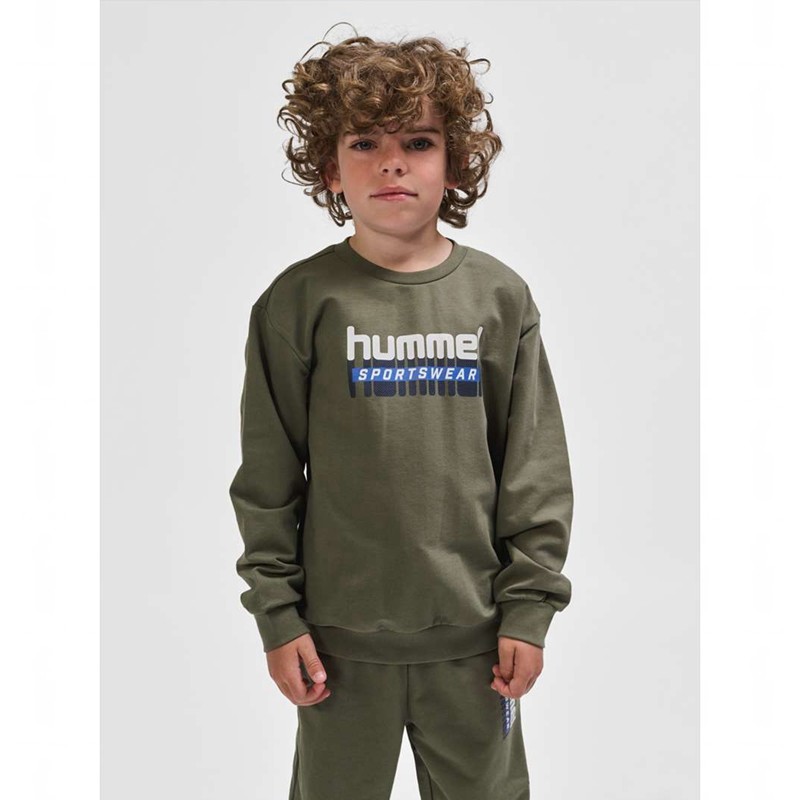Hummel Tukas Dječje Dukserice Maslinasto Zelene | 740756-156