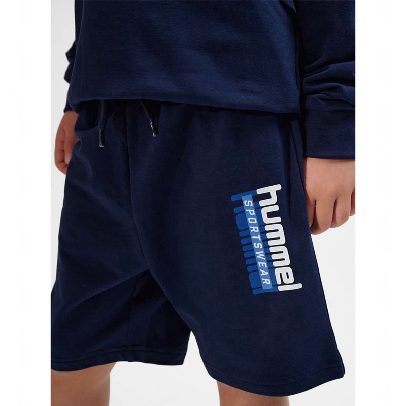 Hummel Tukas Dječje Kratke Hlače Crne | 471814-436