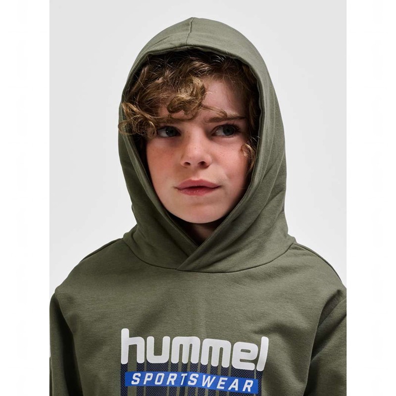 Hummel Tukas Dječje Majica s Kapuljačom Maslinasto Zelene | 597351-999