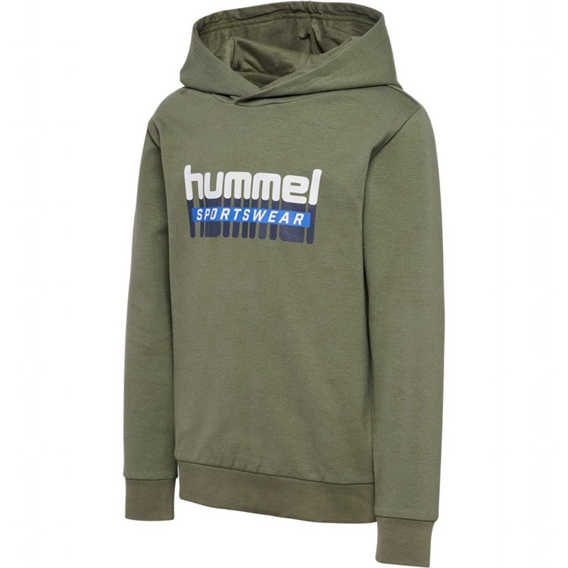 Hummel Tukas Dječje Majica s Kapuljačom Maslinasto Zelene | 597351-999
