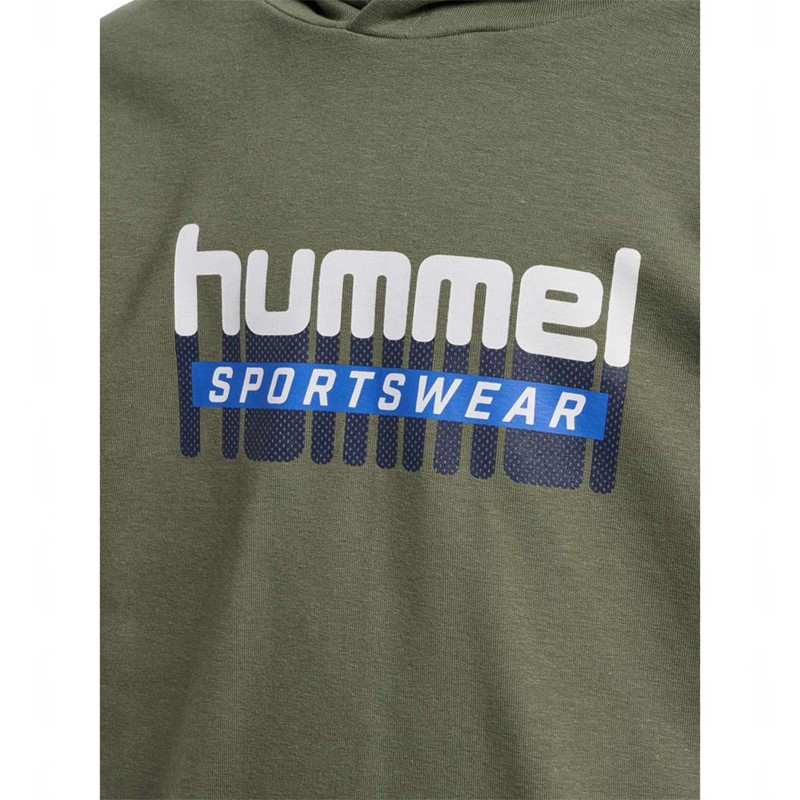 Hummel Tukas Dječje Majica s Kapuljačom Maslinasto Zelene | 597351-999