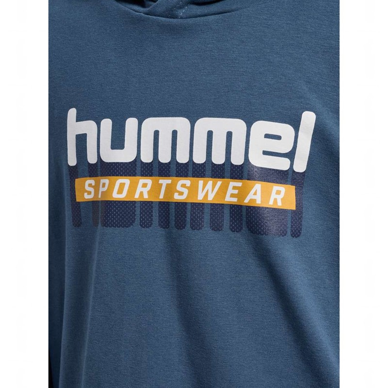 Hummel Tukas Dječje Majica s Kapuljačom Plave | 432858-582