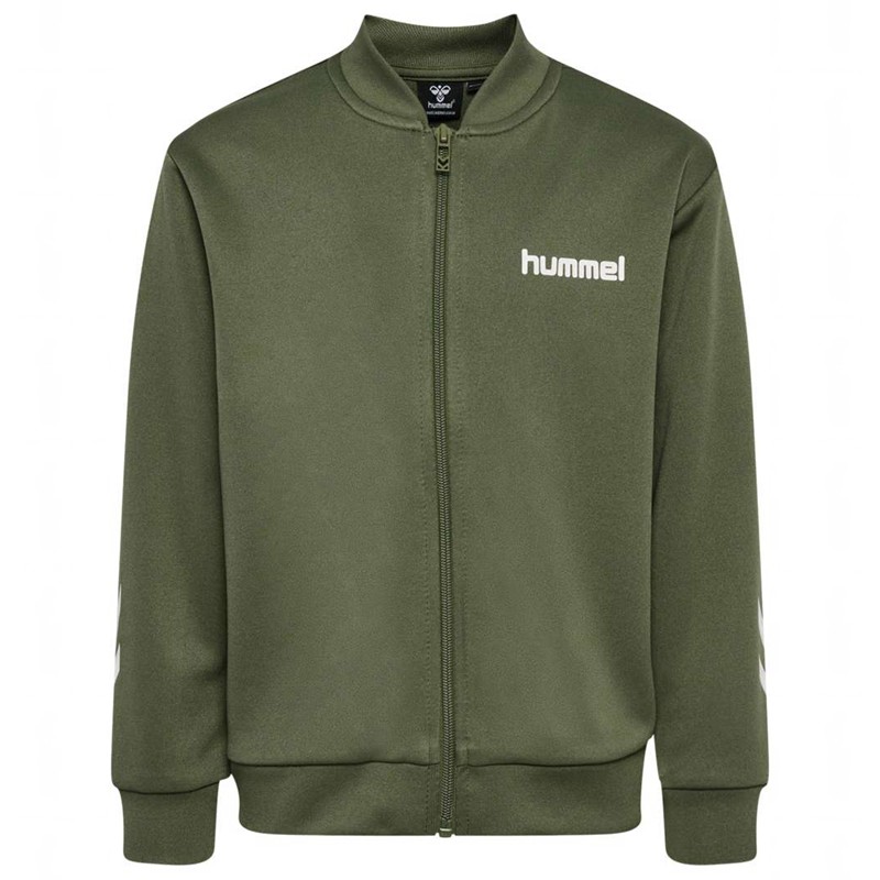 Hummel Tukas Dječje Trenirke Maslinasto Zelene | 606713-538