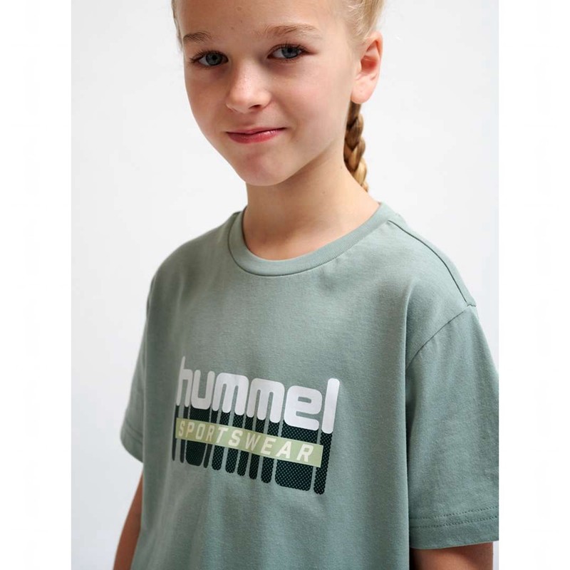 Hummel Tukas S/S 2-pack Dječje Hlače Zelene | 422648-991