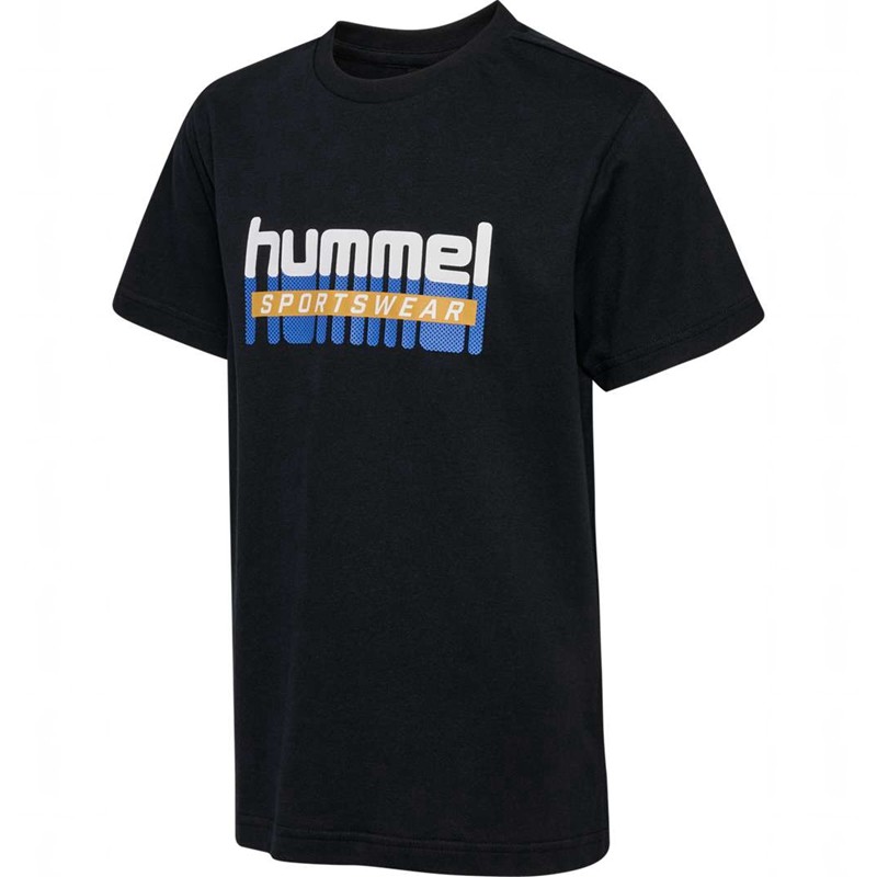 Hummel Tukas S/S 2-pack Dječje Majice Crne | 340180-775
