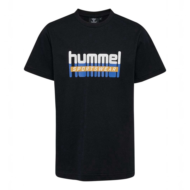 Hummel Tukas S/S 2-pack Dječje Majice Crne | 340180-775