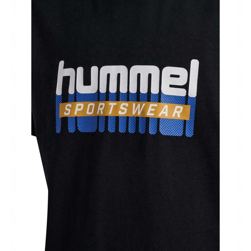Hummel Tukas S/S 2-pack Dječje Majice Crne | 340180-775