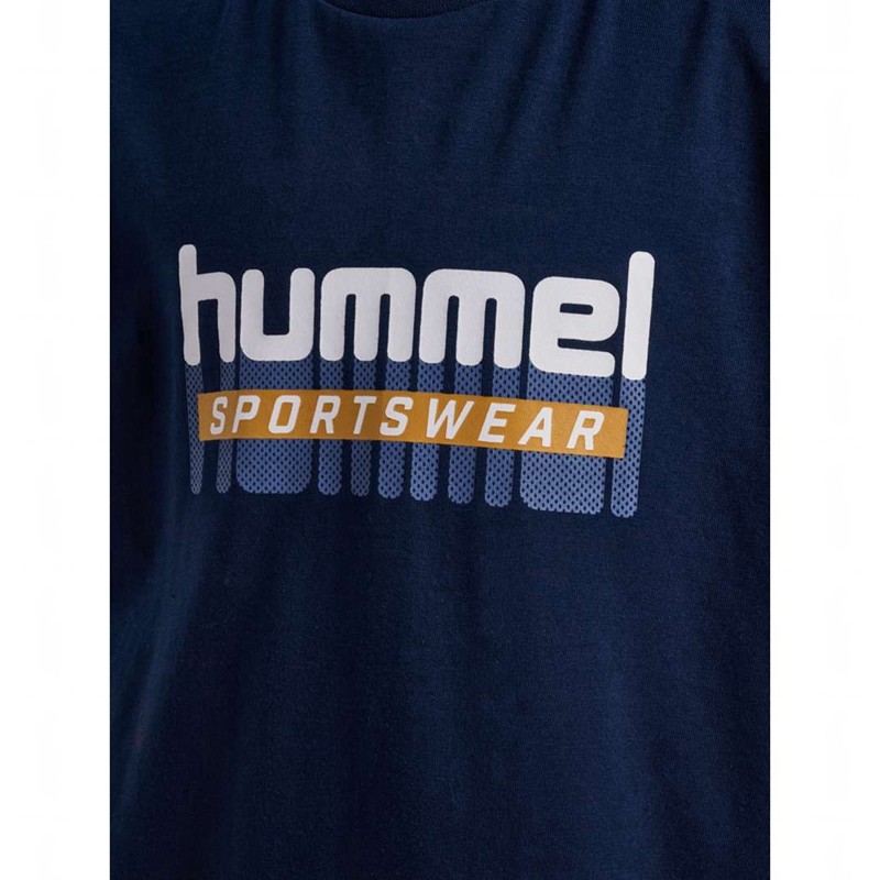 Hummel Tukas S/S 2-pack Dječje Majice Crne | 969754-577