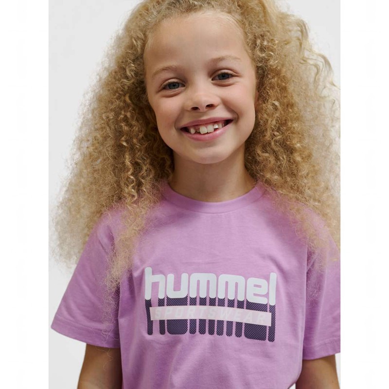Hummel Tukas S/S 2-pack Dječje Majice Roze | 297584-191