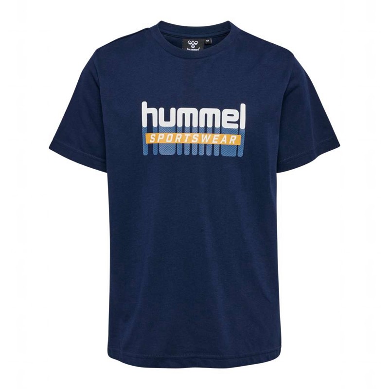 Hummel Tukas S/S Dječje Majice Crne | 470697-658