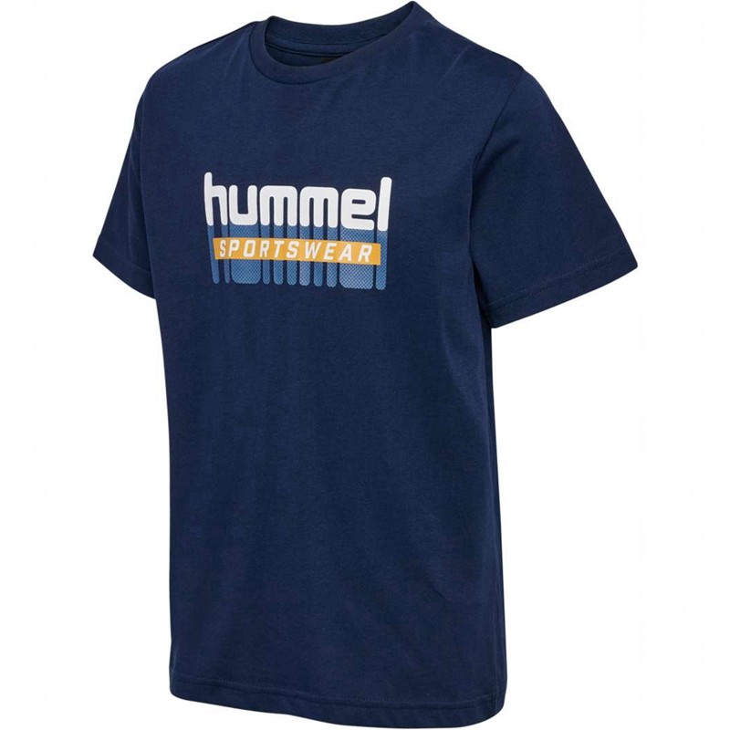 Hummel Tukas S/S Dječje Majice Crne | 470697-658