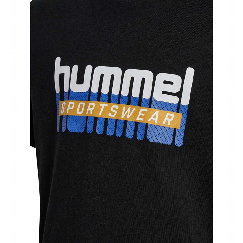 Hummel Tukas S/S Dječje Majice Crne | 580795-965