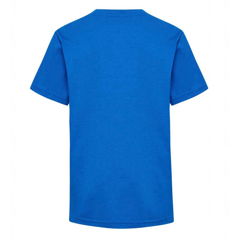 Hummel Tukas S/S Dječje Majice Plave | 753635-987