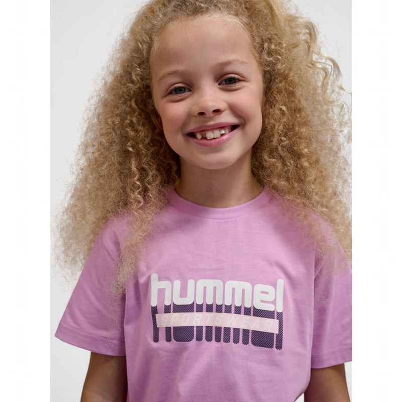 Hummel Tukas S/S Dječje Majice Roze | 413667-123