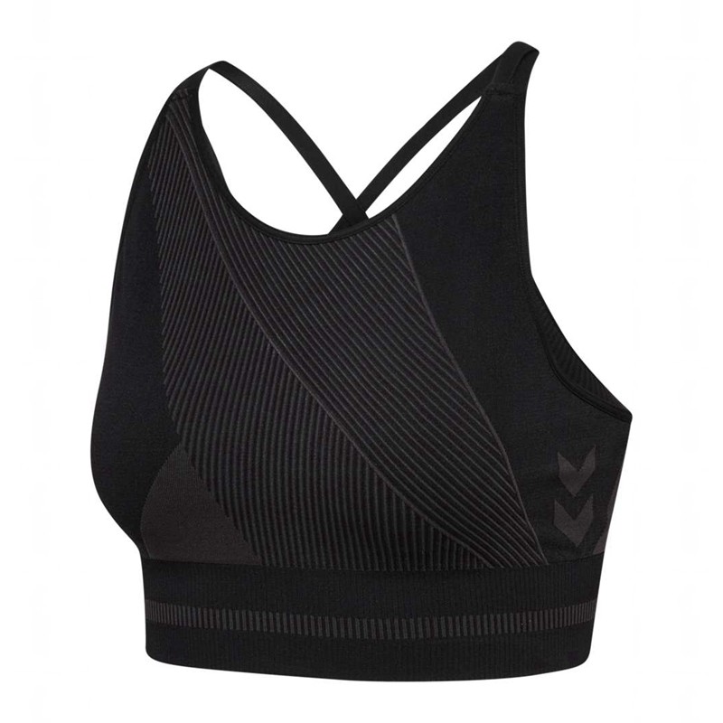 Hummel Unity Seamless Ženske Dukserice Crne | 533600-417