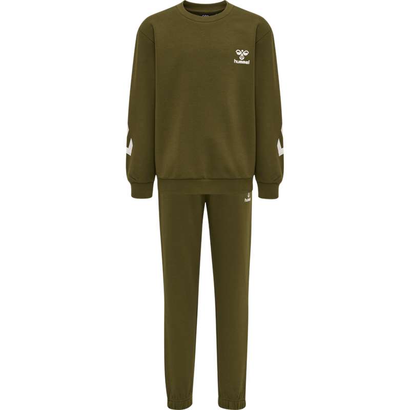 Hummel Venti Tracksuit Dječje Sportska Odjeća Maslinasto Zelene | 871869-208