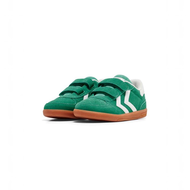 Hummel Victory Suede Ii Dječje Tenisice Zelene | 848729-488