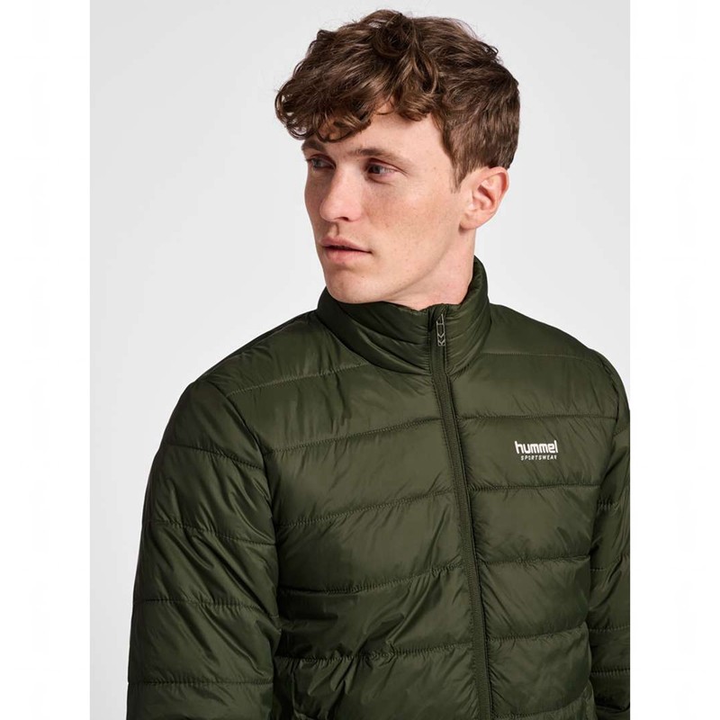 Hummel Wind Puff Muške Jakne Maslinasto Zelene | 974072-399