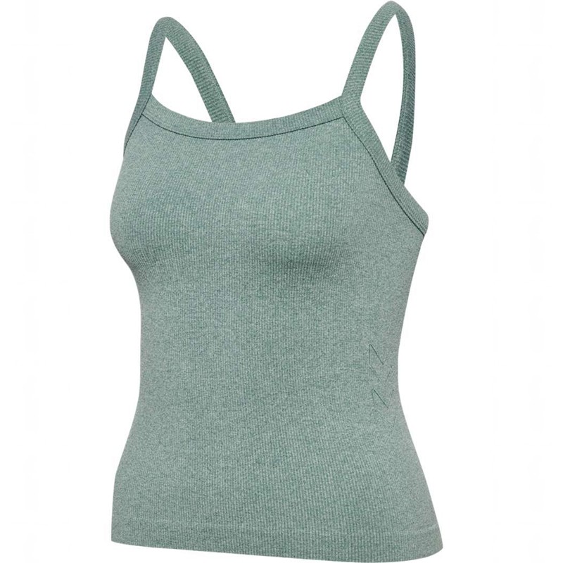 Hummel Yoga Seamless Rib Ženske Majica bez Rukava Sive | 199277-859