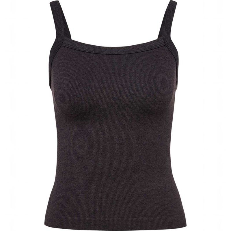 Hummel Yoga Seamless Rib Ženske Majica bez Rukava Crne | 250601-449