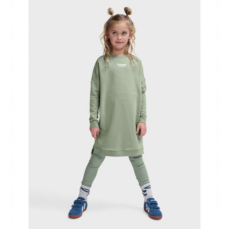 Hummel Zippi L/S Dječje Haljina Zelene | 040137-912