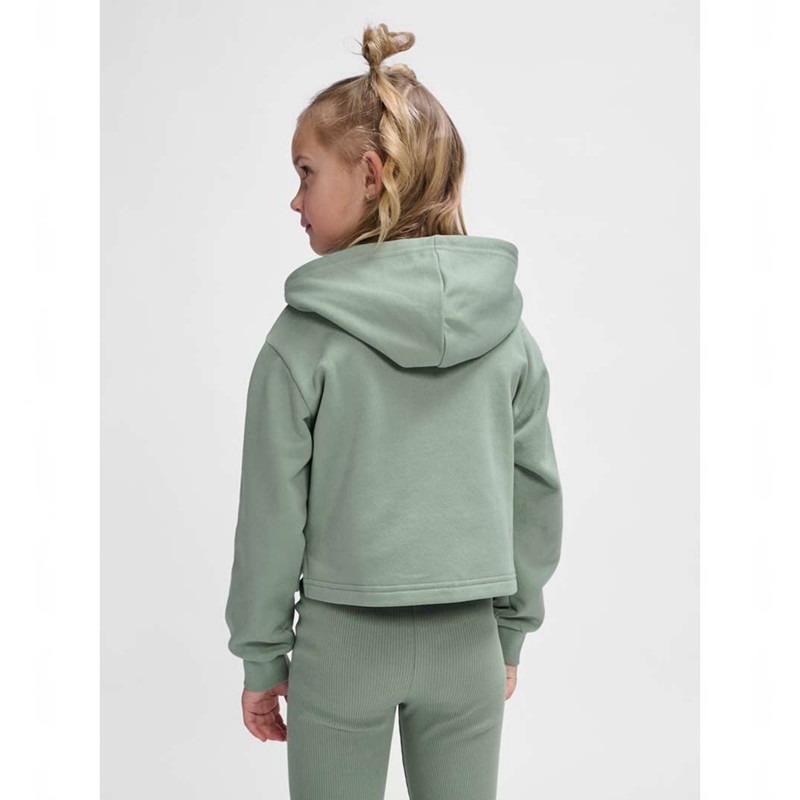 Hummel Zippi Zip Dječje Majica s Kapuljačom Zelene | 373352-078