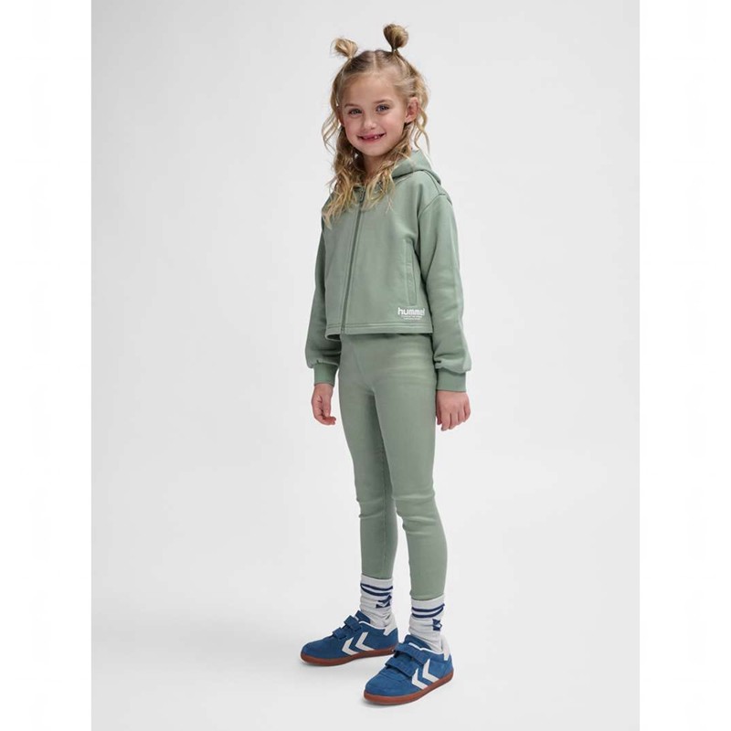 Hummel Zippi Zip Dječje Majica s Kapuljačom Zelene | 373352-078